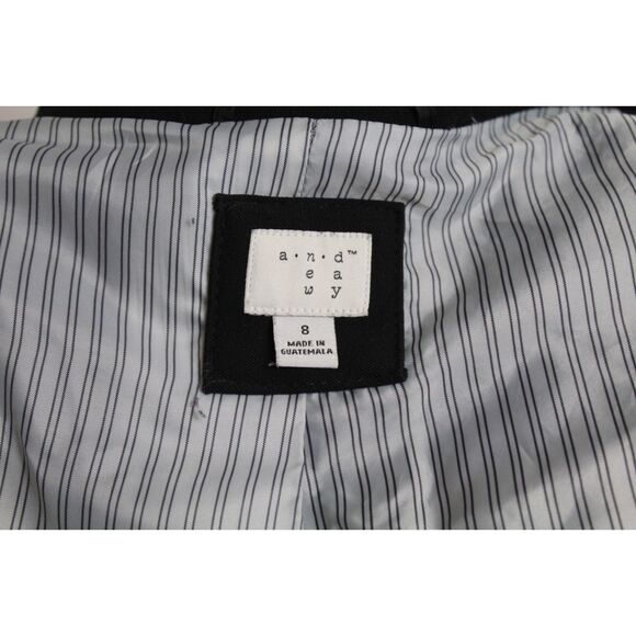 Women’s A.N.D. Away Black Structured Blazer – Size 8 - Picture 3 of 4